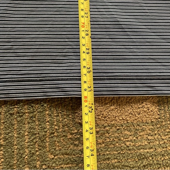 Bobby Jones X-H20 Black White Stripped Golf Polo Shirt Short Sleeve Men's XL - Picture 8 of 8